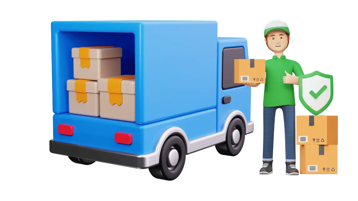 Trusted Packers & Movers securing items inside moving truck