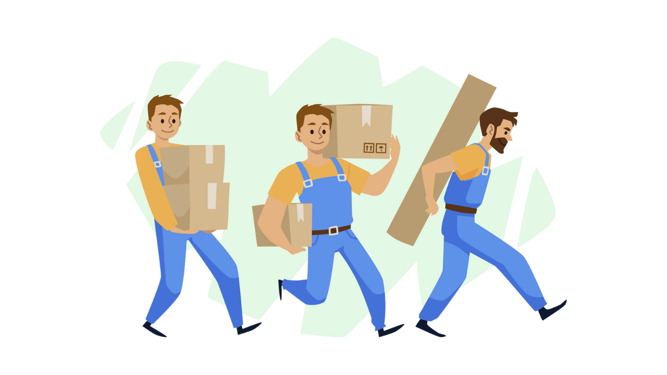 Packers & Movers carefully loading household goods into moving truck